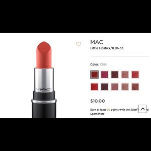 Mac mini lipstick color Chili